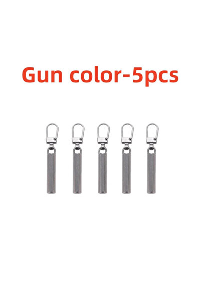 choice2 لون المسدس - 5 قطع من سحابات معدنية قابلة للفصل، 5 قطع لسحابات الرأس،...