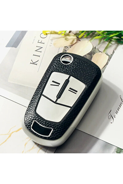 Choice1 2 Buttons White KEYYOU 1PCS NEW Dustproof Leather TPU Car Key Case Fo...