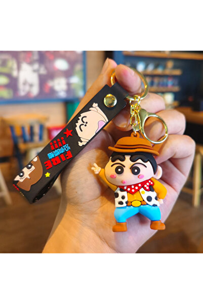 Choice4 حقيبة ظهر بتصميم شخصية شين تشان الكرتونية من مينيسو، مزودة بإبزيم مفا...