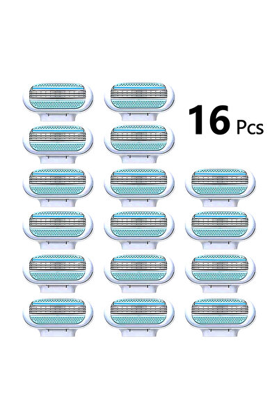 Choice6 ماكينة حلاقة فينوس النسائية الآمنة لإزالة شعر البكيني، 16 قطعة، شفرات...