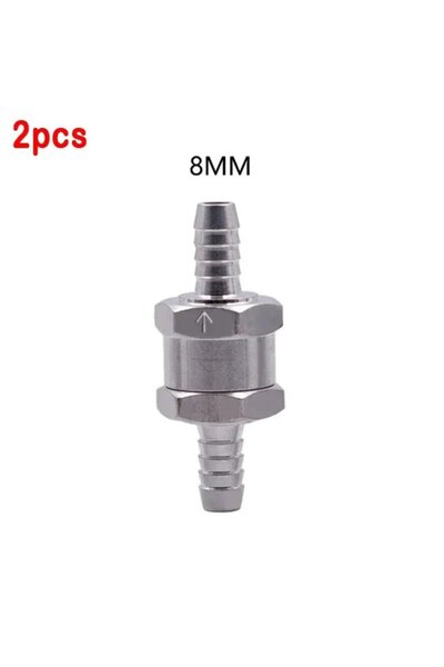 Choice6 2pcs 8MM Repair Parts Fuel Non Return Check Valve 6/8/10/12mm Alumini...