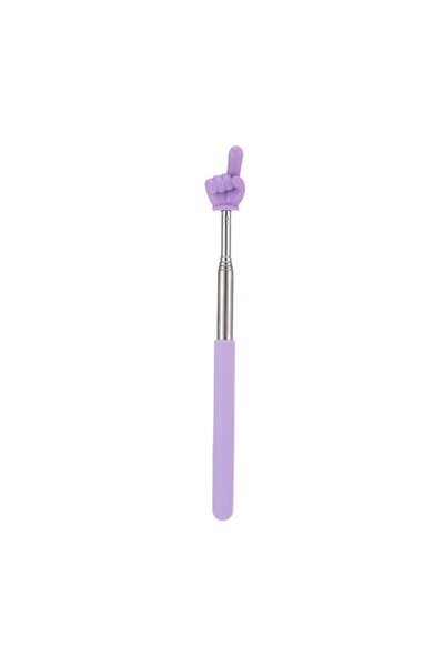 Choice7 A-Purple Stainless Steel Teaching Pointer Telesco Rod Finger Design F...