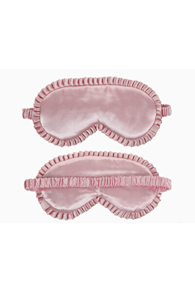 choice2 قناع عين حرير فاخر وردي اللون مع هدية، قطعة واحدة، مزود بشريط دانتيل ...