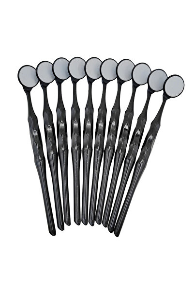 choice2 مرآة فموية سوداء - علبة واحدة، مرآة فحص أسنان AG عالية الجودة ذات سطح...