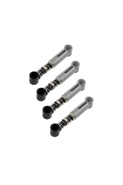 Choice4 4 قطع رمادية فاتحة، 4 قطع زنبركية ناعمة، ذراع امتصاص الصدمات، مكعبات ...