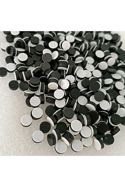 Choice4 Black 3x2.5mm 100pcs Guitar Dots White Mother of Pearl Shell Fingerbo...