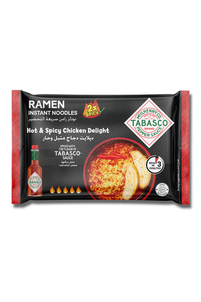 Tabasco ® Ramen Instant Noodles Hot & Spicy Chicken Delight 375G