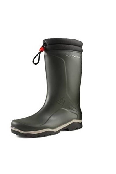 DUNLOP Fur-lined boots, Blizzard, anti-chemical, fur-lined -15°C Green 36