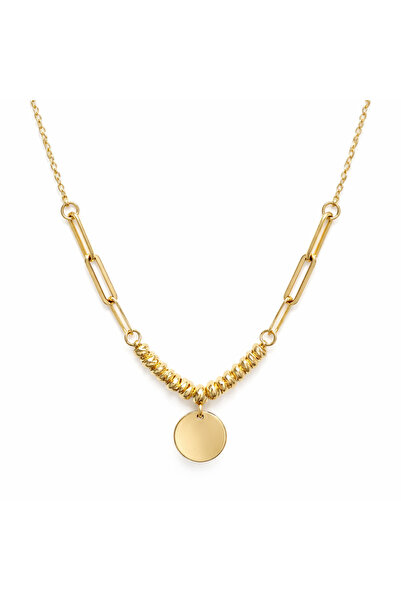 H.M Hakan Mücevherat Harf Yazılabilir 14 Ayar Altın Minimal Kolye