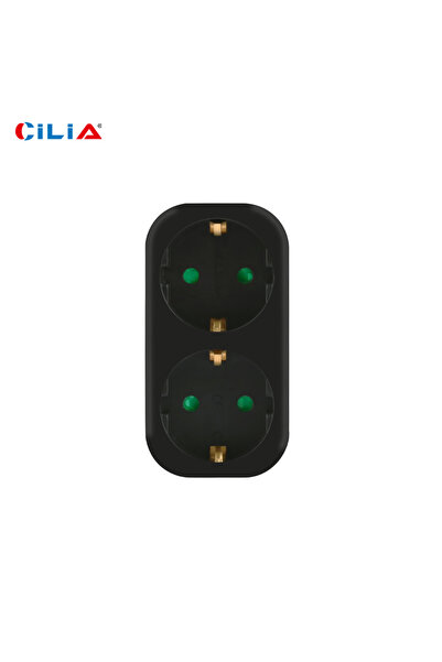 Choice3 محول كهربائي ثنائي من نوع Schuko أسود اللون، 7382، لاسلكي، بقدرة قصوى...