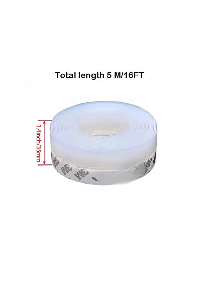 Choice1 قطعتان من شريط السيليكون ذاتي اللصق مانع لتسرب الهواء، بطول 5 أمتار و...