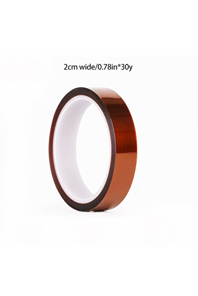 Choice1 20mm G536 30M 30m Long Gold Finger High Temperature Resistant Tape Po...