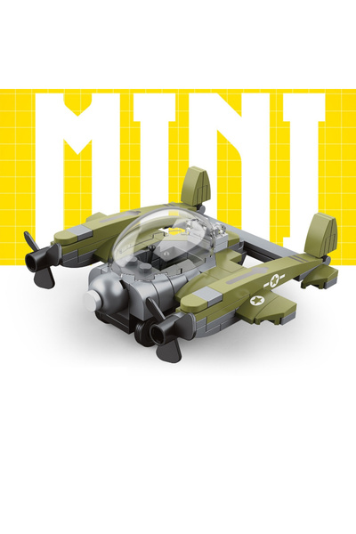 Choice7 مكعبات بناء صغيرة تعمل بنابض نفاث البرق، سلسلة طائرات قتالية ودبابات،...