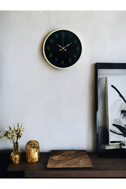 TakÇalıştır ساعة حائط كريمية قياسية مقاس 36 سم