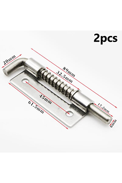 choice2 مفصلات أبواب نوافذ وخزائن فضية اللون من الفولاذ المقاوم للصدأ 304، قط...