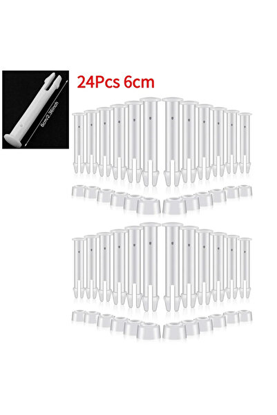 Choice4 6cm 24 sets 12/24Pcs Replacement Plastic Pool Pins for Intex Round Me...