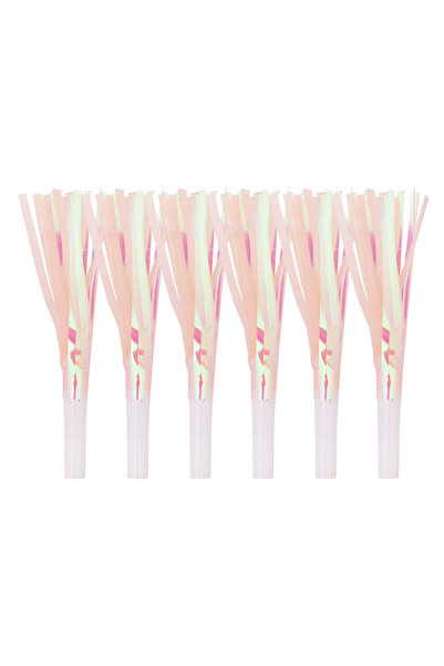 Choice16 ٦ قطع من صفارات النفخ الملونة بلون الخوخ، ٦/١٢/٣٦ قطعة، هدايا حفلات ...