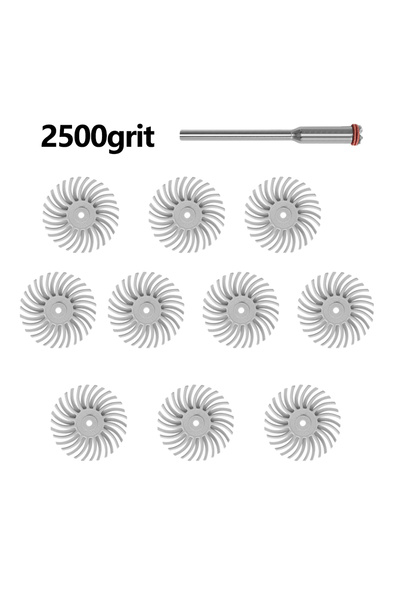 Choice13 مجموعة أقراص شعيرات شعاعية من سيفانغ، 10 قطع، 2500 حبيبة، مع ساق 3 م...