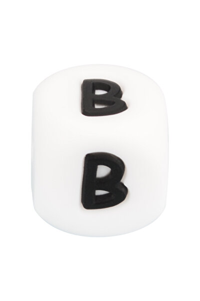 Choice14 12mm B Lofca 100Pcs 12MM Silicone Letter Beads Silicone Beads Loose ...