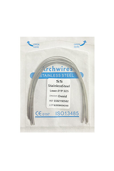 Choice14 19x25 Lower 10pcs/pack Dental Orthodontic Stainless Steel Round/Rect...
