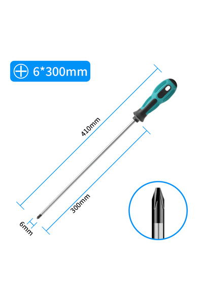 Choice31 PH 6X300mm 1PCS Multifunctional Flat Head Cross Screwdriver Magnetic...