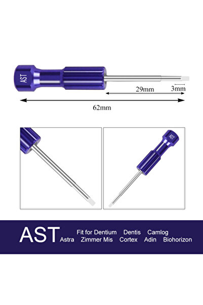 Choice5 AST High quality Dental Laboratory Stainless Steel Implant Screw Driv...