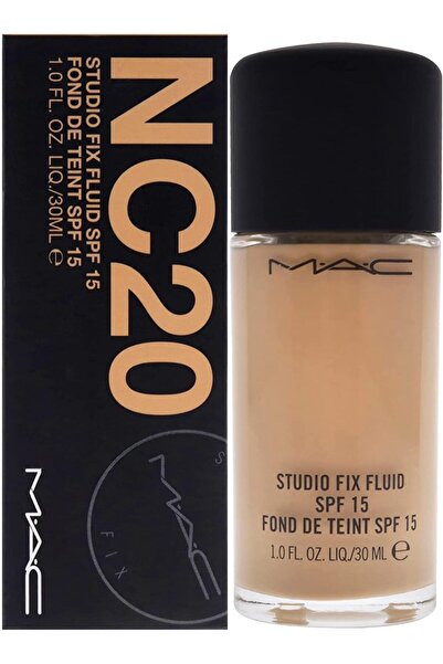 M.A.C Mac Studio Fix Fluid Foundation Spf 15, Beige (Nc20)
