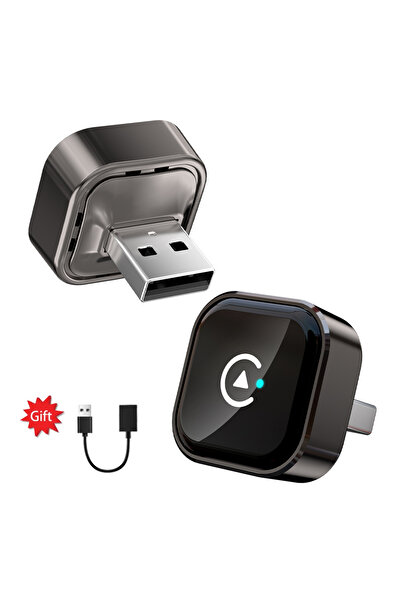 choice2 Dark gray 1 Smart Box Wireless CarPlay & Android Auto Adapter Plug & ...