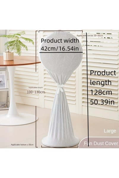 Choice 128x42cm Durable Fit Dust Cover for Small & Tower Fans - Easy Cleaning...