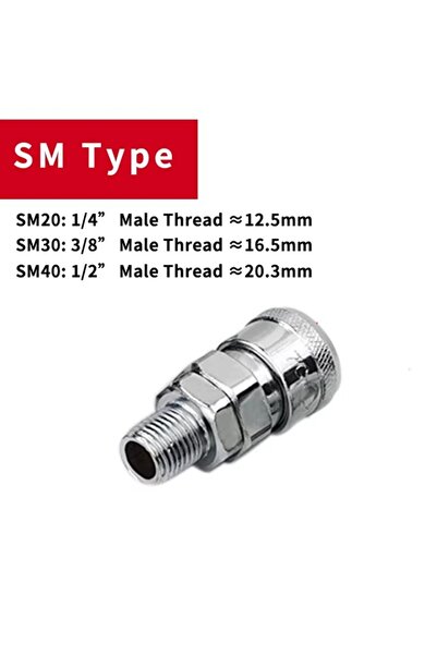 Choice9 20 SM نوع SH PH SP PP SM PM SF موصل هوائي سريع لوصلات خراطيم الهواء