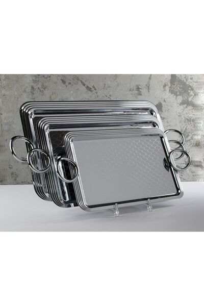 TOHFAT-AL MAIDAH Luxury 3-piece serving tray set