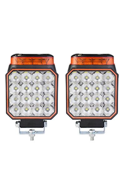 Choice مصباحان LED مقاس 4 بوصات JALN7، مصباحان كاشفان للطرق الوعرة، أبيض وامض...