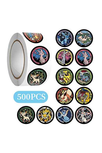 Choice3 مجموعة ملصقات بيكاتشو بوكيمون أنمي ستايل 4، 500 قطعة، ملصقات كرتونية ...