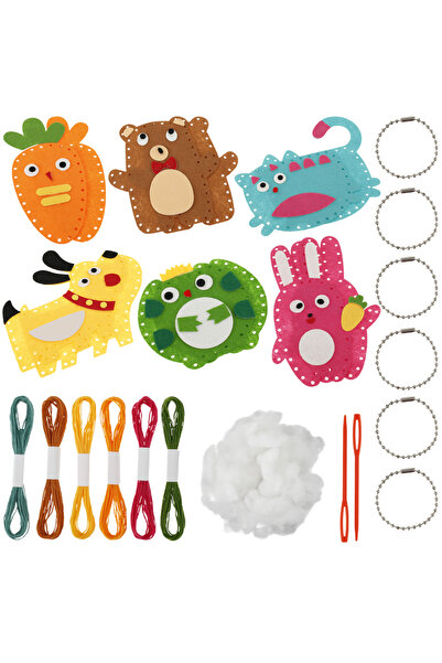 Choice3 مجموعة خياطة من النوع أ للأطفال، مجموعة خياطة حيوانات لطيفة، ألعاب خي...