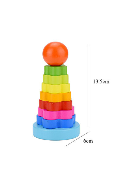 choice2 3A Hot Kids Montessori Wooden Toys Macaron Blks Learning Toy Baby Mus...