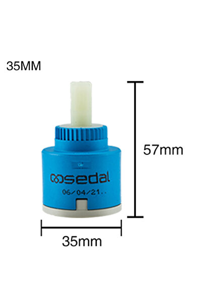 Choice4 صمام صنبور SEDAL مقاس 35 مم، مناسب لأحواض المطبخ، للماء الساخن والبار...