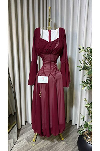 GORI FASHION Soft chiffon evening dress