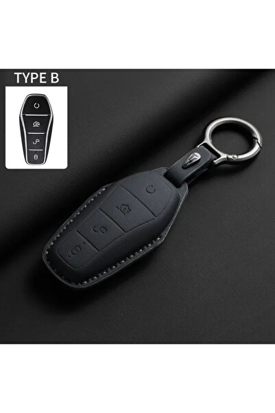 Choice5 B7 Car Key Cover Case Holder for BYD Han Ev Tang Dm Qin PLUS Song Pro...