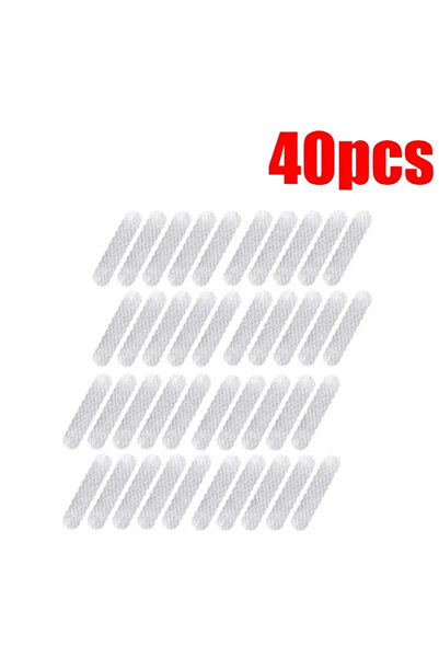 Choice7 ملصقات تحذيرية عاكسة بيضاء اللون - 40 قطعة (10-100 قطعة) لخوذة الدراج...