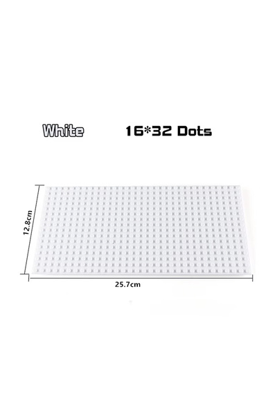 Choice25 16X32 White Baseplates 32x32 16x32 Dots Classic Base Plates MOC Bric...