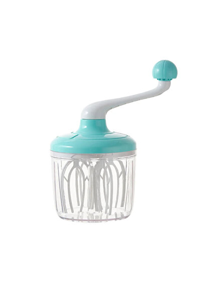 Choice مضرب يدوي متعدد الوظائف أخضر اللون، نصف أوتوماتيكي، لخفق بياض البيض وك...