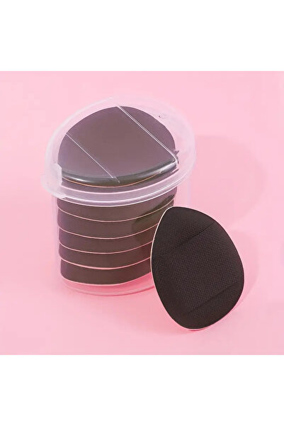 Choice4 7 قطع سوداء (3/718 قطعة) إسفنجات مكياج صغيرة بأطراف الأصابع لتوزيع كر...