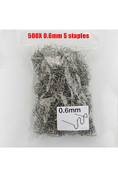Choice 0.6mm 500pcs Plastic Repair Machine Welding Hot Stapler Pre Cut Waves ...