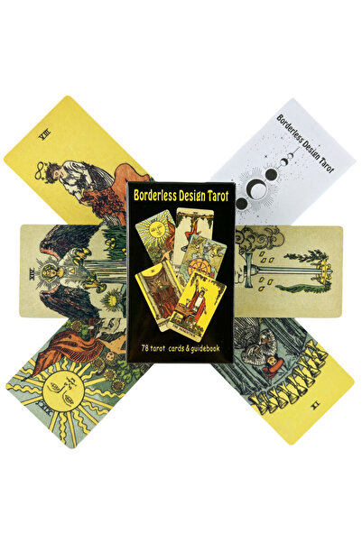 Choice9 TT349 مجموعة أوراق التارو رايدر، 78 ورقة مع دليل ورقي، أوراكل، إصدار ...