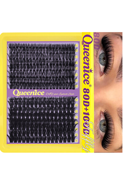 choice2 رموش صناعية كثيفة بأطوال متنوعة، بتجعيد D، بتصميم عين القطة لإطلالة ك...