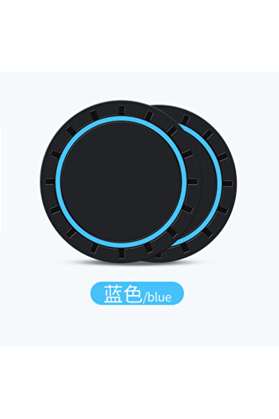 Choice3 حامل أكواب سيارة عالمي أزرق مكون من قطعتين، قاعدة أكواب سيليكون مانعة...