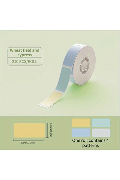 Choice7 ورق لاصق ذاتي BLHSB مقاس 14×30 مم للطابعات الصغيرة المحمولة Niimbot D...