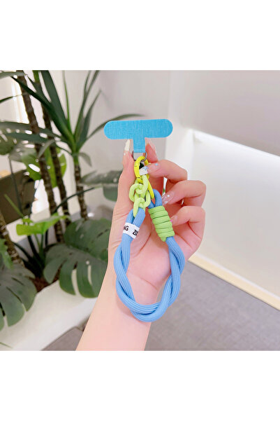 Choice9 منسوج للهاتف المحمول، بوليستر /النايلون، باللونين الأزرق والأخضر، بتص...