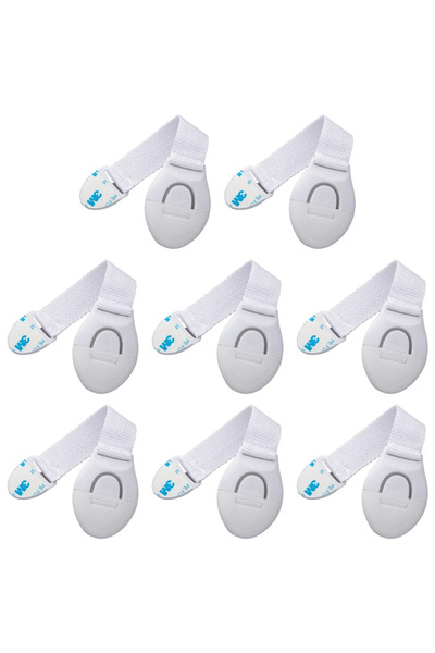 Choice9 8 قطع، من 1 إلى 20 قطعة، خزانة أمان للأطفال، مزاليج أمان بلاستيكية، ب...