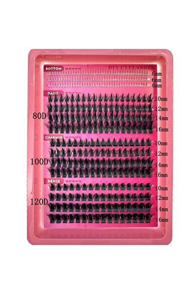 Choice14 15 صف مانغا-03، 15 صف من الرموش المدببة، وصلات رموش كثيفة فردية